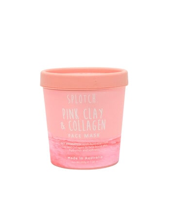 Splotch Pink Clay & Collagen Face Mask, 200g product photo