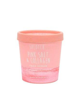 Splotch Pink Salt & Collagen Face Scrub, 200g product photo