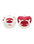 Nuk Signature Night Soother, 2-Pack, 0-6m, Assorted product photo View 02 S