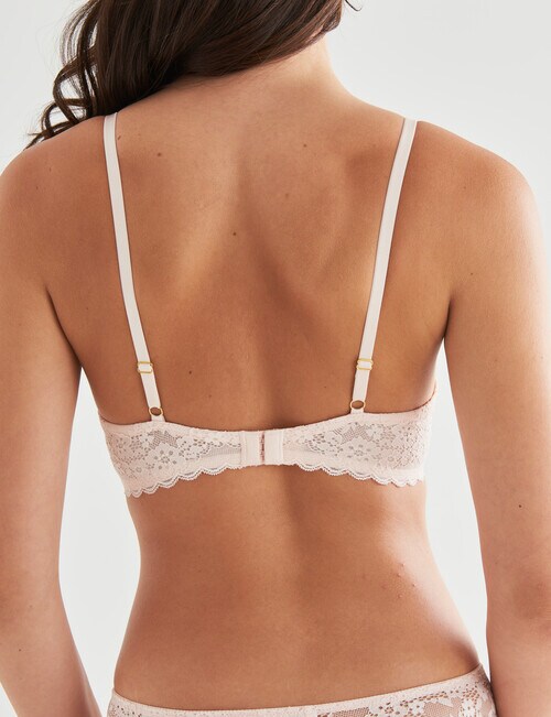 Perfects Be Free Plunge Bra, Pearl, 10B - 16DD product photo View 02 L