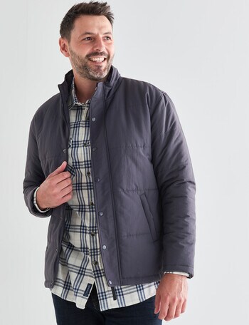 Chisel Puffer Jacket, Charcoal product photo