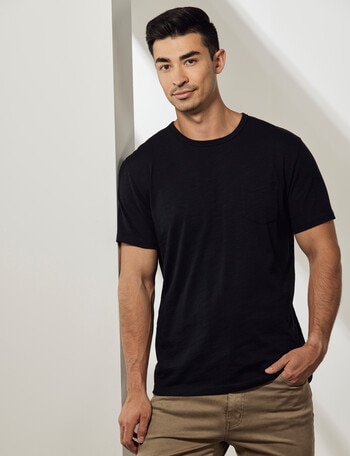 Gasoline Slub Tee, Slate product photo