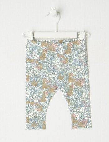 Teeny Weeny Ditsy Floral Legging, Blue product photo