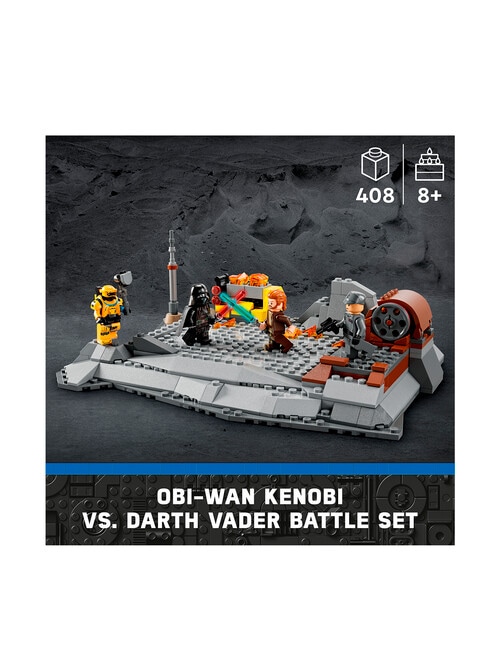 LEGO Star Wars Obi-Wan Kenobi Vs. Darth Vader, 75334 product photo View 04 L