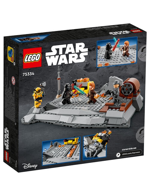 LEGO Star Wars Obi-Wan Kenobi Vs. Darth Vader, 75334 product photo View 10 L