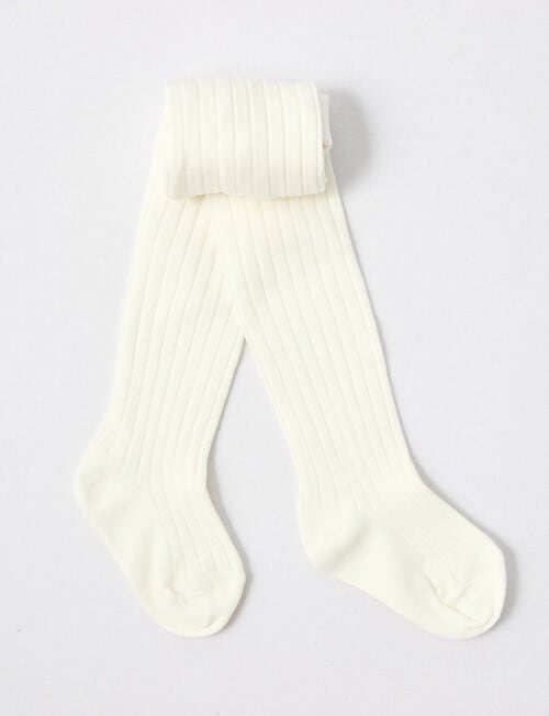 Simon De Winter Rib Tights, Ivory product photo