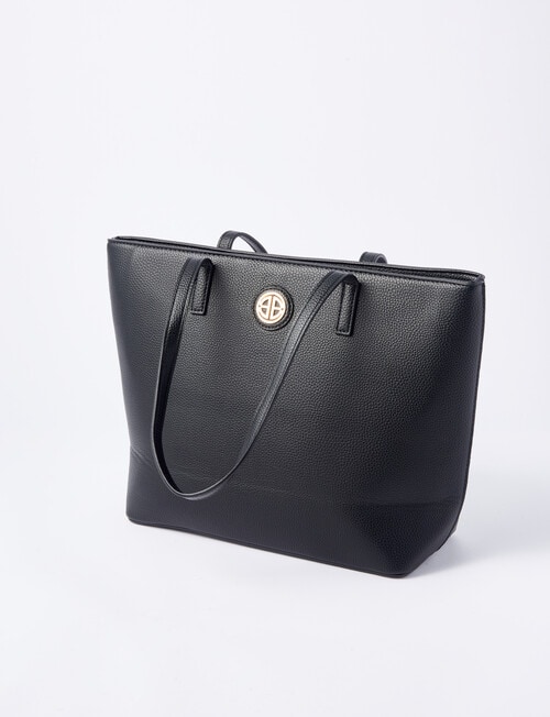 Boston + Bailey Alison Tote Bag, Black & Taupe product photo View 03 L
