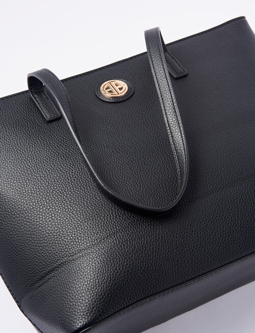 Boston + Bailey Alison Tote Bag, Black & Taupe product photo View 07 L