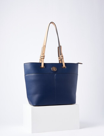 Boston + Bailey Classic Tote Bag, Navy product photo