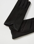 Boston + Bailey Fleece Lined Gloves, Black product photo View 02 S