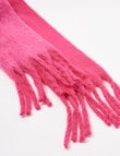 Whistle Accessories Popcorn Stripe Scarf, Pink product photo View 02 S