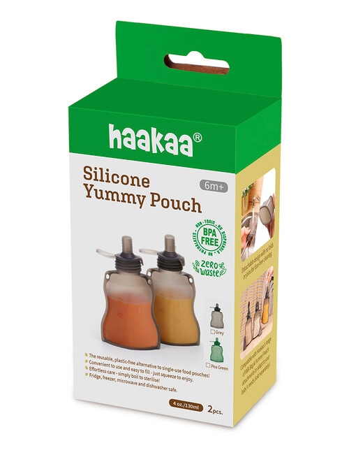 Haakaa Silicone Yummy Pouch, 2-Pack product photo View 02 L