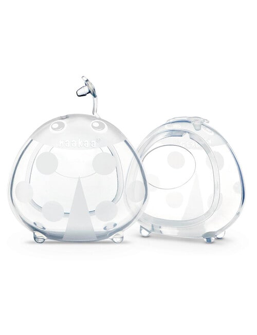 Haakaa Ladybug Silicone Milk Collector, 75ml, 2-Pack product photo
