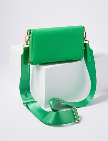 Whistle Accessories Georgie Crossbody Bag, Green product photo