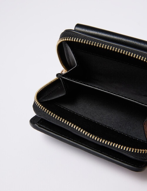 Boston + Bailey Small Wallet w Coin Pouch, Black product photo View 04 L