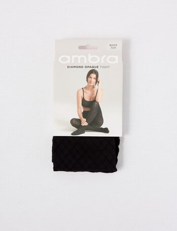Ambra Diamand Opaque Tight, Black product photo