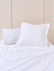 Kate Reed Sloane Euro Pillowcase, White product photo