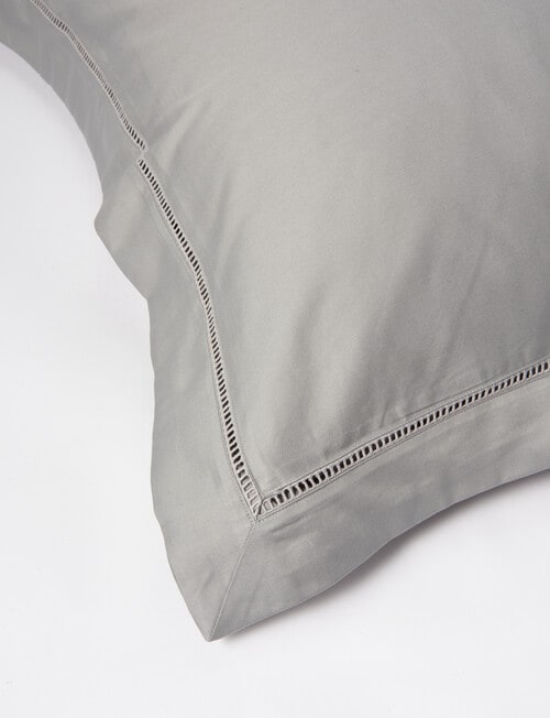 Kate Reed Sloane European Pillowcase, Titanium product photo View 02 L