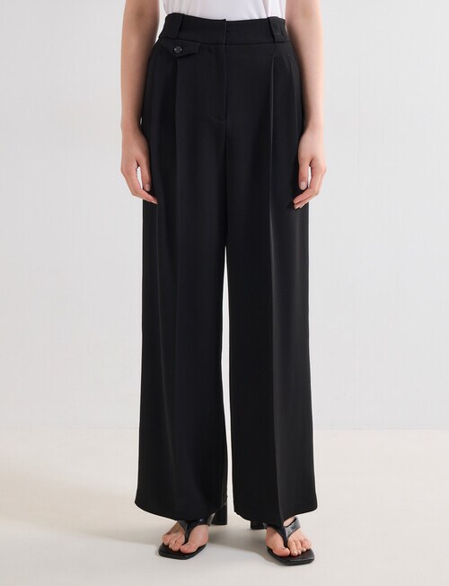 State of play Otto Wide Leg Pant, Black product photo View 03 L