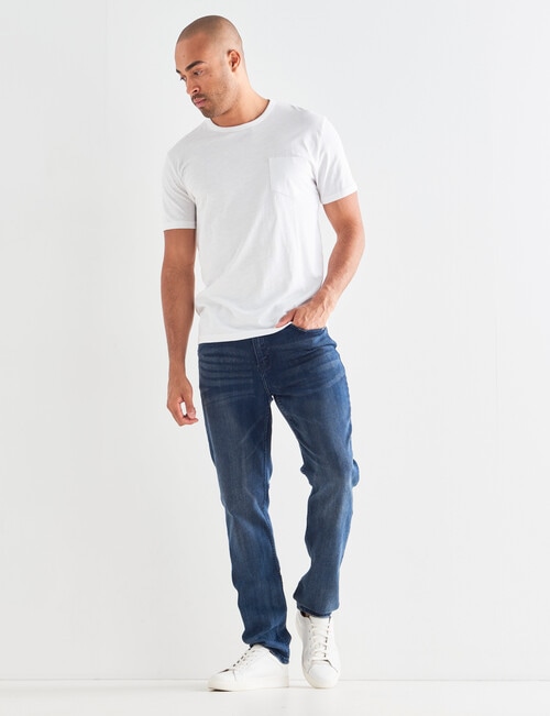 Gasoline Slim Leg Jean, Dark Blue Wash product photo View 03 L