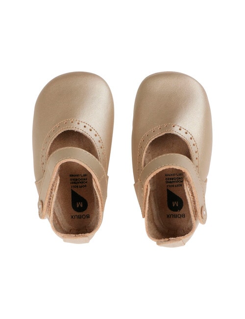 Bobux Soft Sole Shoe, Delight Gold product photo View 02 L