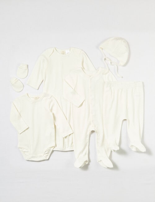 Little Bundle Going Home Pointelle Set, 6-Piece product photo