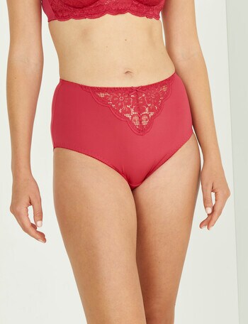 Caprice Lily Full Brief, Rose Red, 12-22 product photo