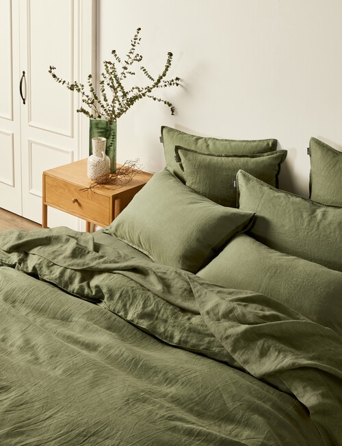 Domani Toscana Duvet Cover, Olive product photo View 03 L