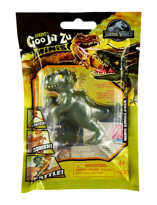 Heroes of Goo Jit Zu Heroes Of Goojitzu Jurassic Series 3 Minis, Assorted product photo View 09 L