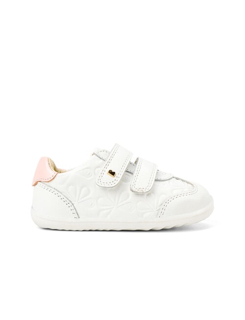 Bobux Step Up Shoe, Sprite Embossed White & Seashell Shimmer product photo View 03 L