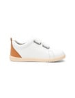 Bobux Step Up Shoe, Grass Court White & Caramel product photo View 02 S