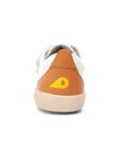 Bobux Step Up Shoe, Grass Court White & Caramel product photo View 05 S