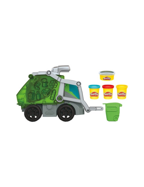 Playdoh Wheels Dumpin' Fun 2-in-1 Garbage Truck product photo View 03 L