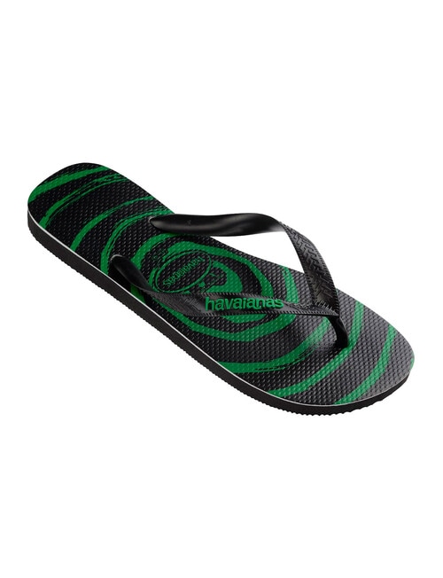 Havaianas Whirl Jandal, Green & Black product photo View 02 L
