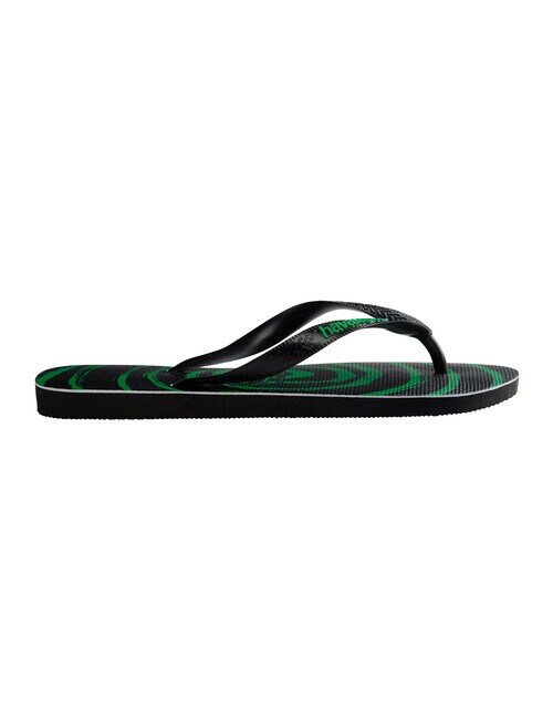 Havaianas Whirl Jandal, Green & Black product photo View 03 L