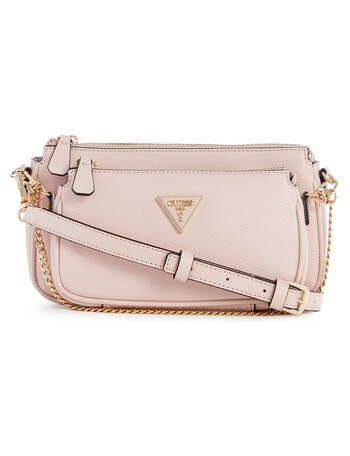 Guess Noelle Double Pouch Crossbody Bag, Light Rose product photo