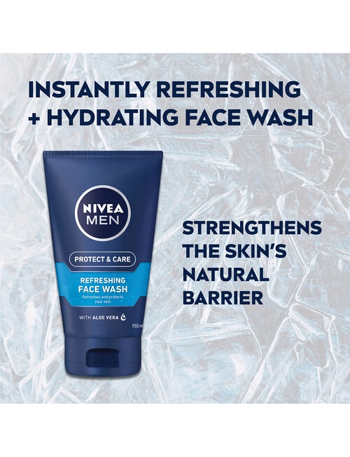 Nivea Men Protect & Care Refresh Face Wash, 150ml product photo View 03 L
