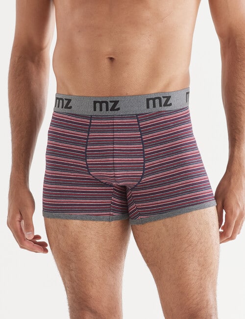 Mazzoni Fine Stripe Trunk, 2-Pack, Red, Navy & Grey product photo View 02 L
