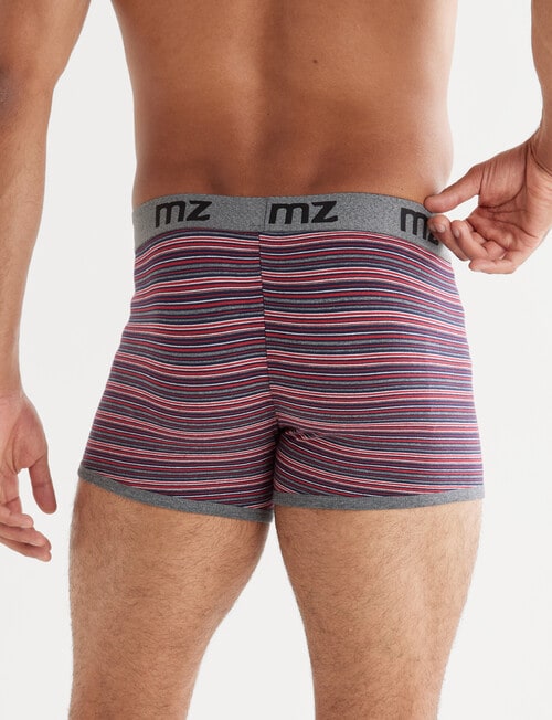 Mazzoni Fine Stripe Trunk, 2-Pack, Red, Navy & Grey product photo View 03 L