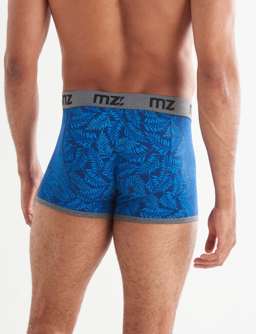 Mazzoni Leaf Print Open Front Trunk, 2-Pack, Blue product photo View 03 L