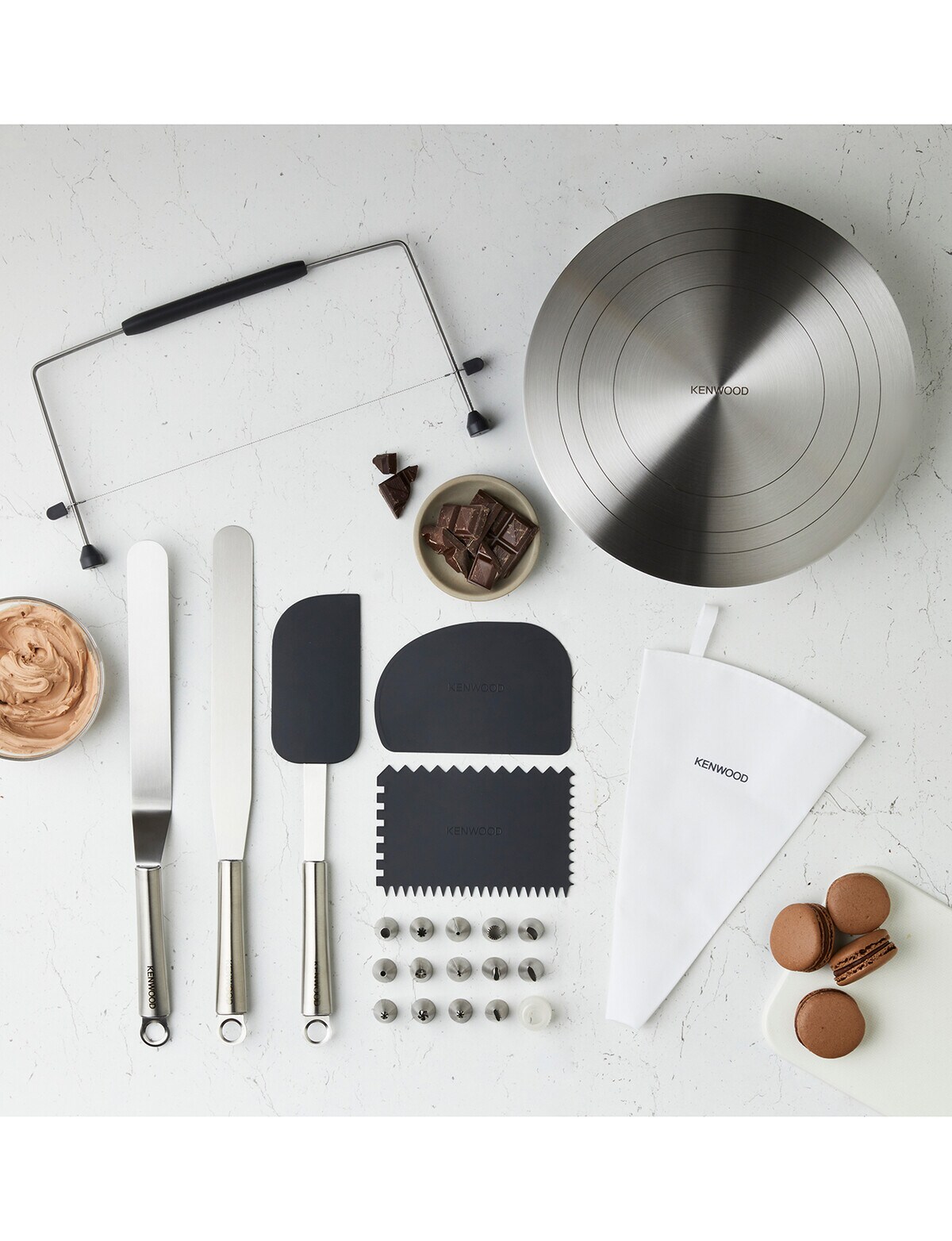 Kenwood Cake Decoration Set, KWSD100 Food Processors, Mixers & Blenders