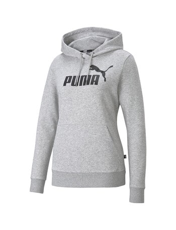 Puma Essential Logo Hoodie, Gray Heather product photo