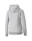 Puma Essential Logo Hoodie, Gray Heather product photo View 02 S