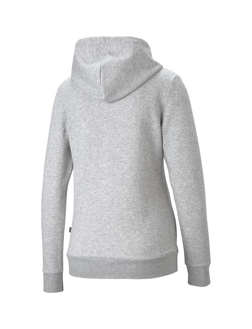 Puma Essential Logo Hoodie, Gray Heather product photo View 02 L