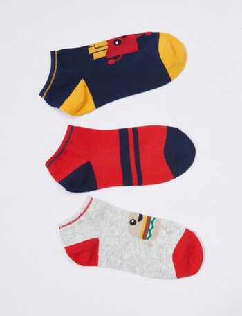 Simon De Winter Take Out Trainer Sock, 3-Pack product photo