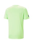 Puma Fit Logo Tee, Fizzy Lime product photo View 02 S