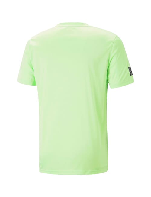 Puma Fit Logo Tee, Fizzy Lime product photo View 02 L