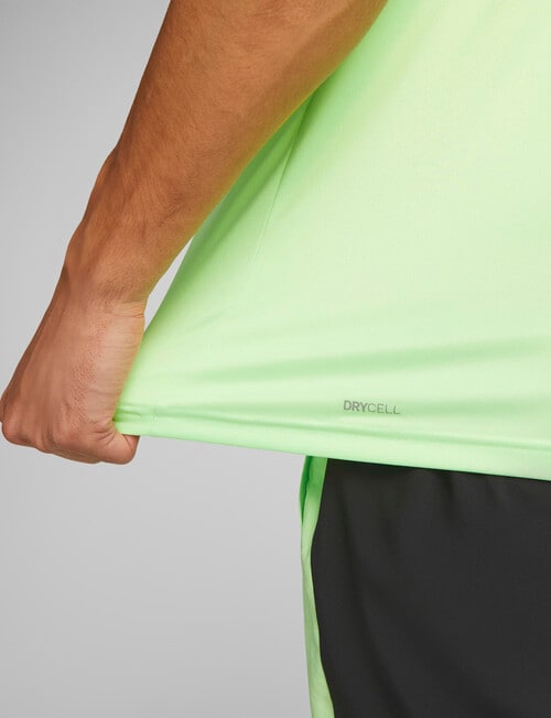 Puma Fit Logo Tee, Fizzy Lime product photo View 03 L