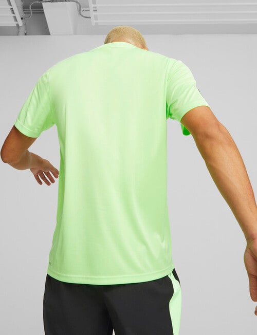 Puma Fit Logo Tee, Fizzy Lime product photo View 04 L