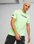 Puma Fit Logo Tee, Fizzy Lime product photo View 05 S